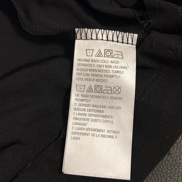 Attitudes long black cold shoulder dress in size large. - Picture 4 of 4